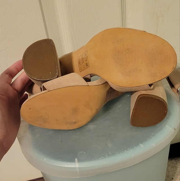 ASOS Criss-Cross Nude Heels - Picture 4 of 4